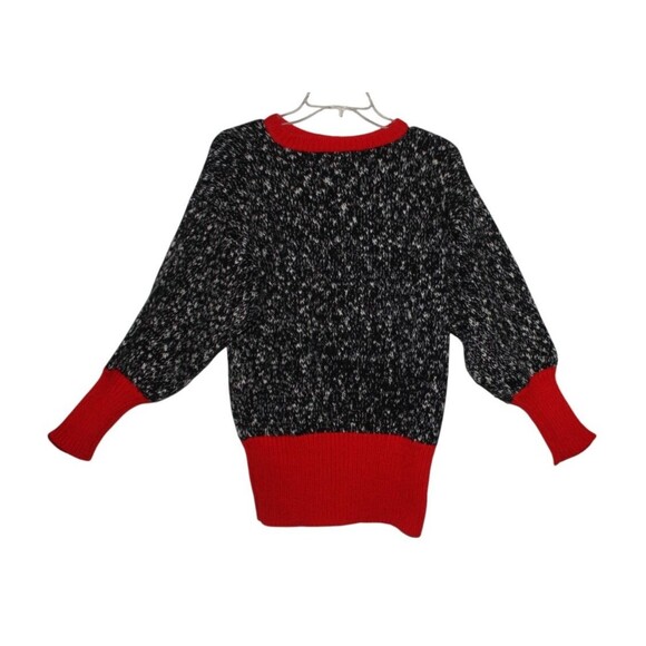 Vintage Reference Point Christmas Pullover Sweater Winter Poinsettia Women's Med - Picture 5 of 6